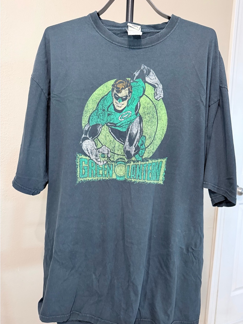 Vintage DC Comics Originals Green Lantern Men's 2XL Gray Cotton Graphic Tee